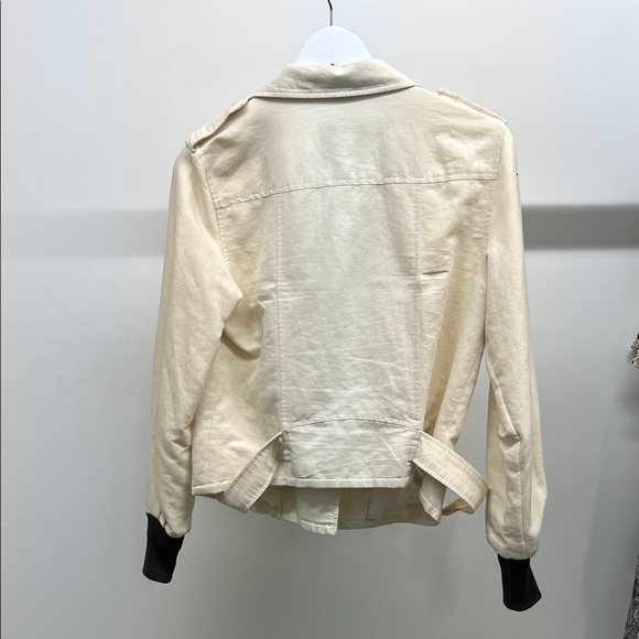 PAIGE Cream Belted Jacket - Picture 7 of 7